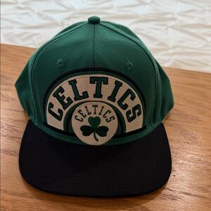 Adidas Green and Black Celtics Cap